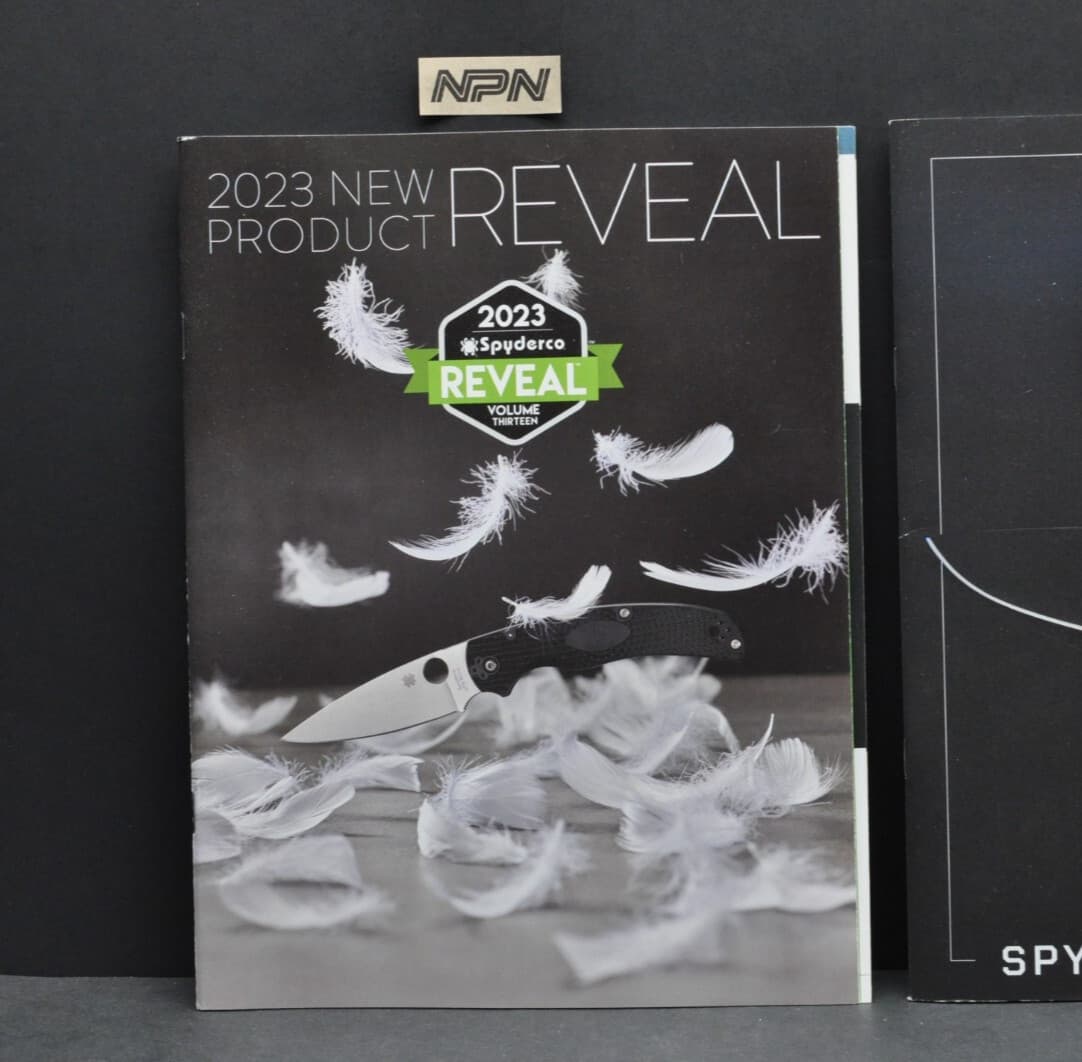 Spyderco Knives New Product Reveal Catalogs 2023 2024 Knife Brochure Lot of 2 2