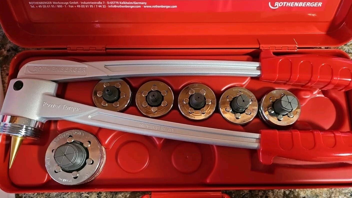 Rothenberger Rocam Power Torque Pipe Expander 3/8,1/2,5/8,3/4,7/8,1 1/8