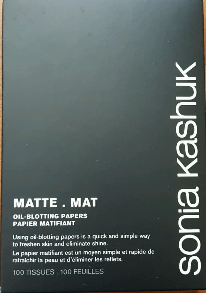 6 Sonia Kashuk  BLOTTERS MATT BLOTTING PAPER OIL CONTROL TISSUE 100 SHEETS Each 2