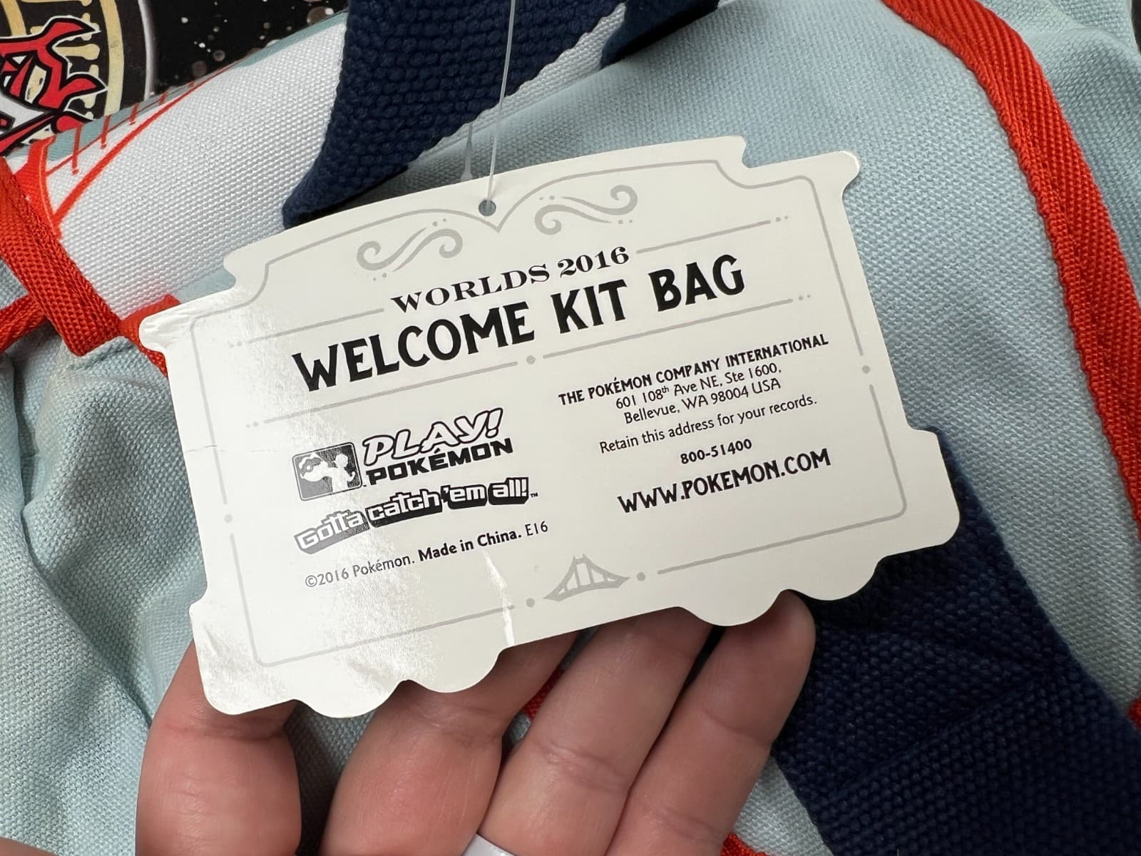 Pokémon 2016 World Championships San Francisco Welcome Bag!! 5
