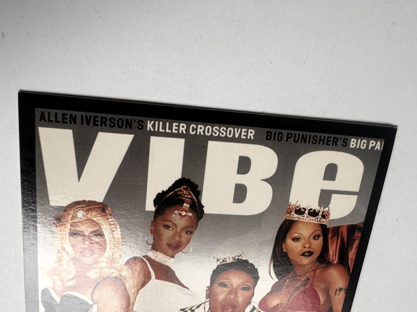 1996 VIBE MAGAZINE TOWER RECORDS POSTCARD FEATURING LIL KIM, MS LAUREN HILL 5