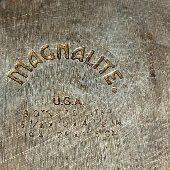 Vintage MagnaLite USA 8 QT / 7.5 L Oval Roaster Pan Dutch Oven with Lid 5
