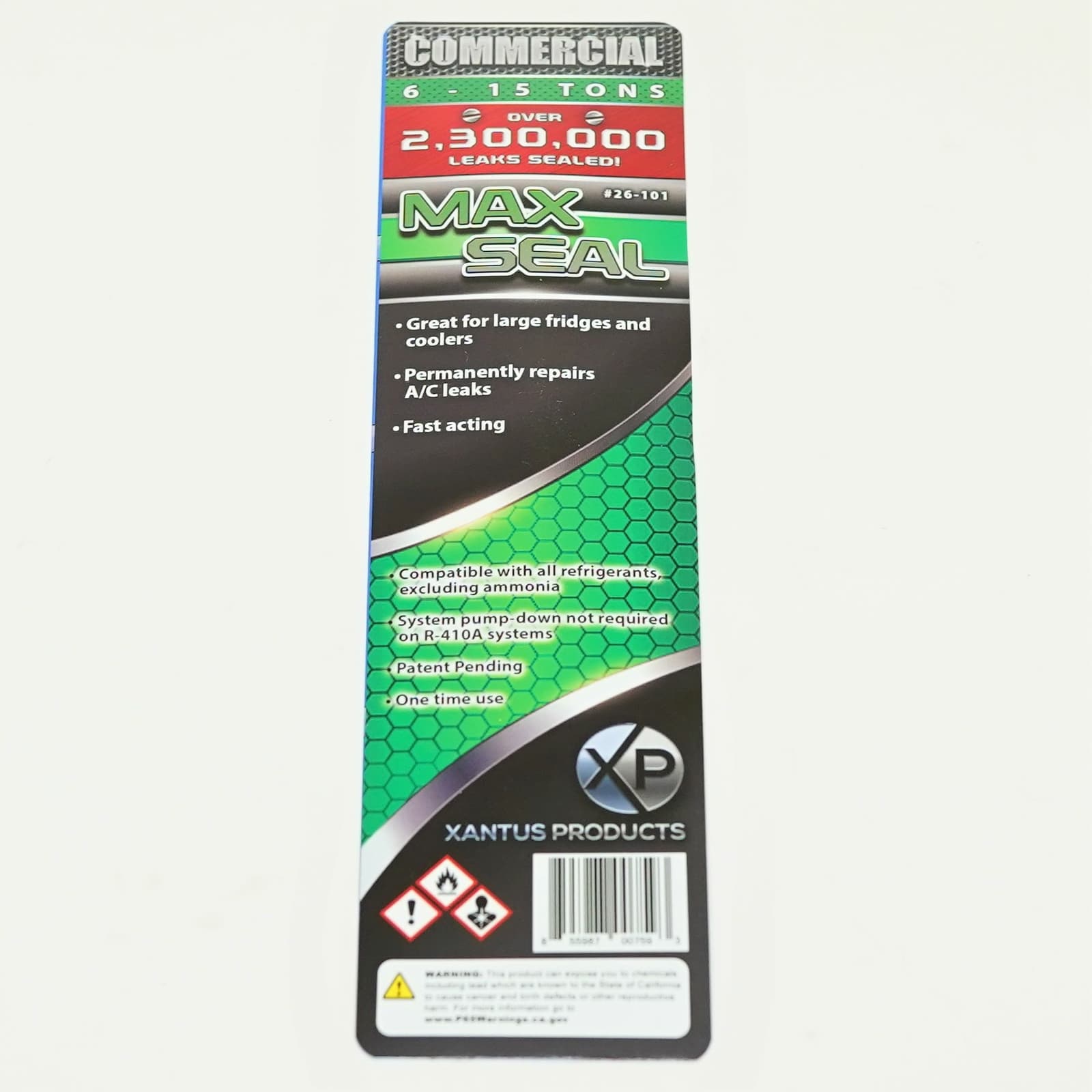 Xantus Products 26-101 Max Seal 6-15 Ton Direct Inject A/C Leak Sealant 6