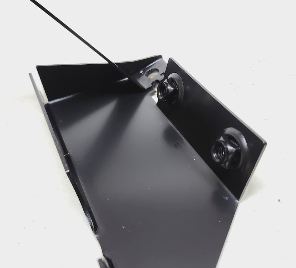 Willys MB, CJ2A-3A GPW (A1279-A1278) Air cleaner bracket, Left & Right + Screws 4