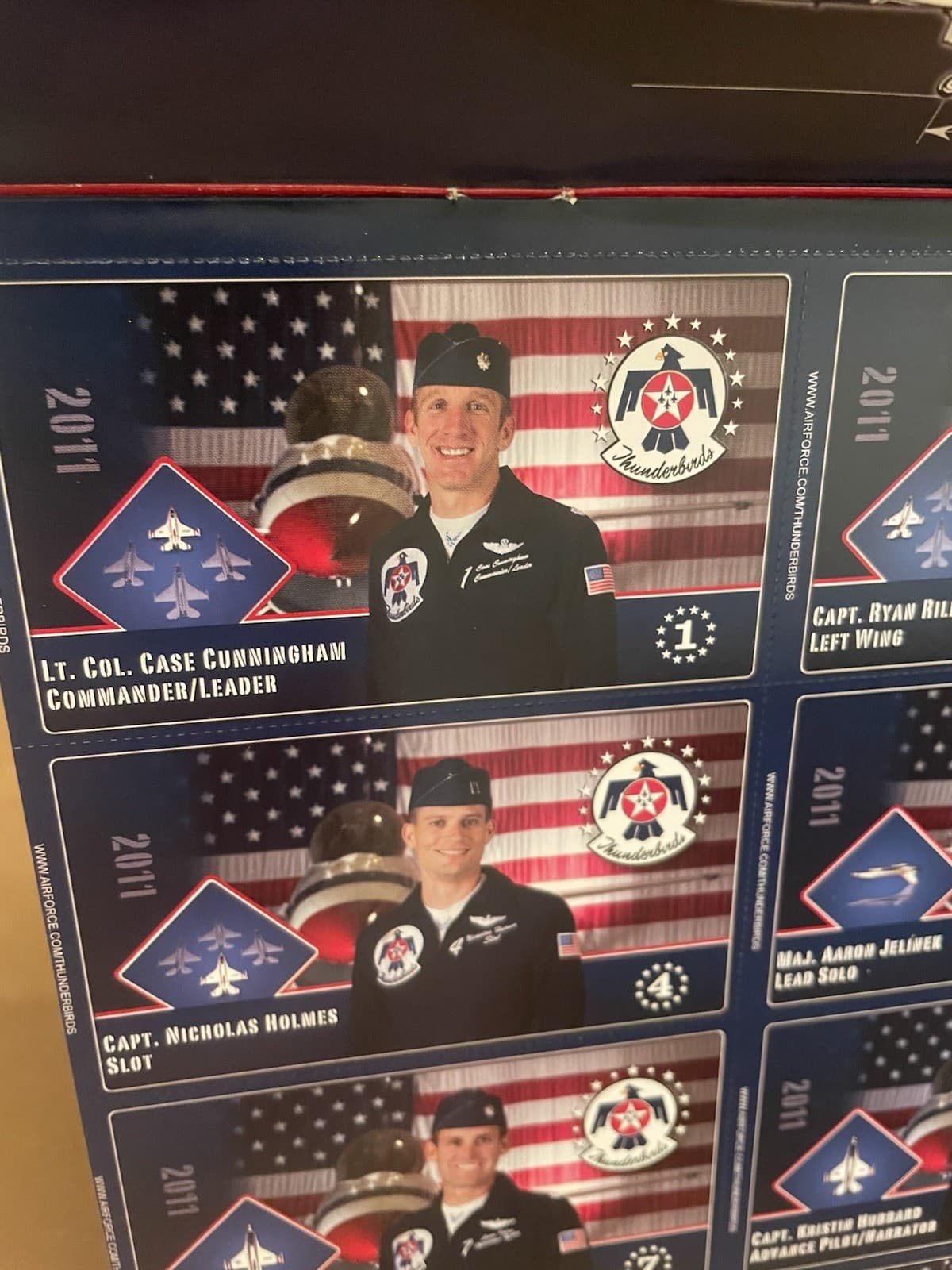 2011 USAF Thunderbirds Promotional Booklet Airmen First w/Trading Cards Inside ! 5