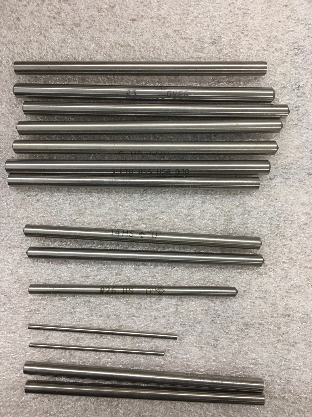 MIXED LOT of HS Drill Blanks - Lot of 14 - various length & thickness - NEW