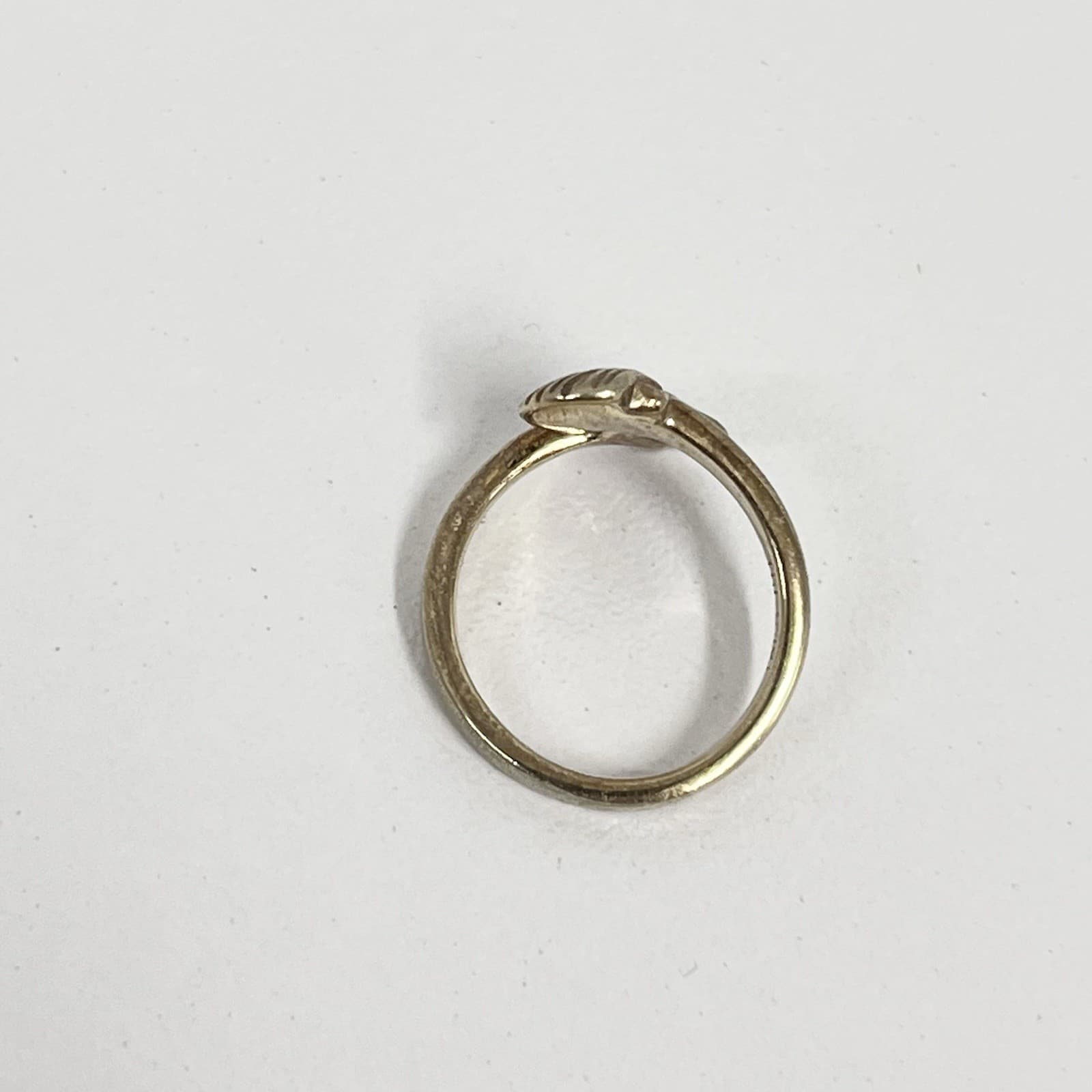 Vintage 14K Gold TOES Toe Ring Shell & Starfish Size 2 1/4 Weighs 2 Grams 2