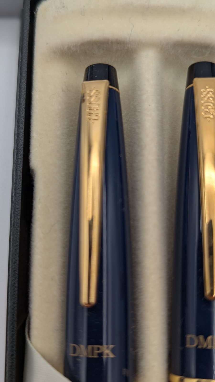 CROSS CLASSIC Radiance CLASSIC Blue BP PEN & 0.5mm PENCIL WITH GOLD TRIM DMPK 5