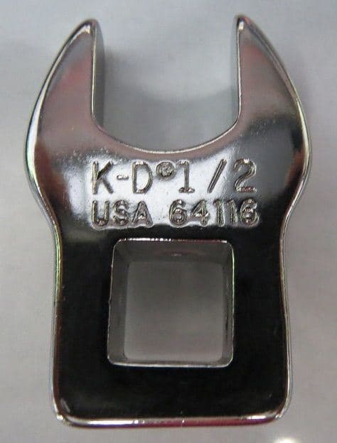KD Tools 64116 1/2" Crowfoot Non-Ratcheting Wrench USA 2