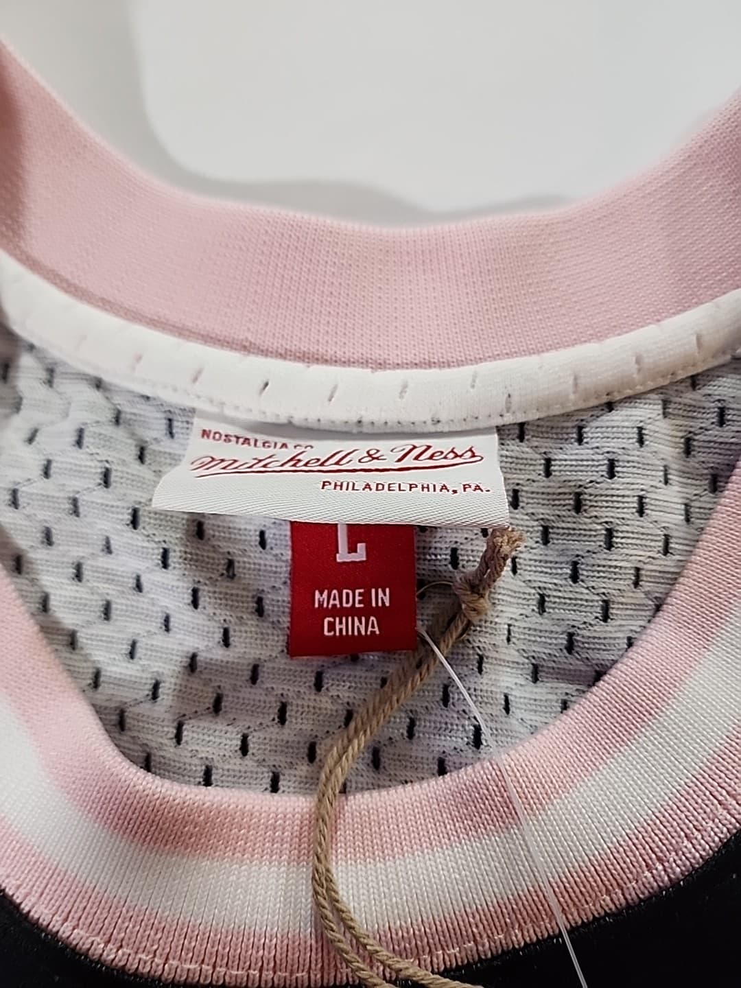 Mitchell & Ness Men's MLS Pink Inter Miami CF Mesh Jersey Size Large NWT 6