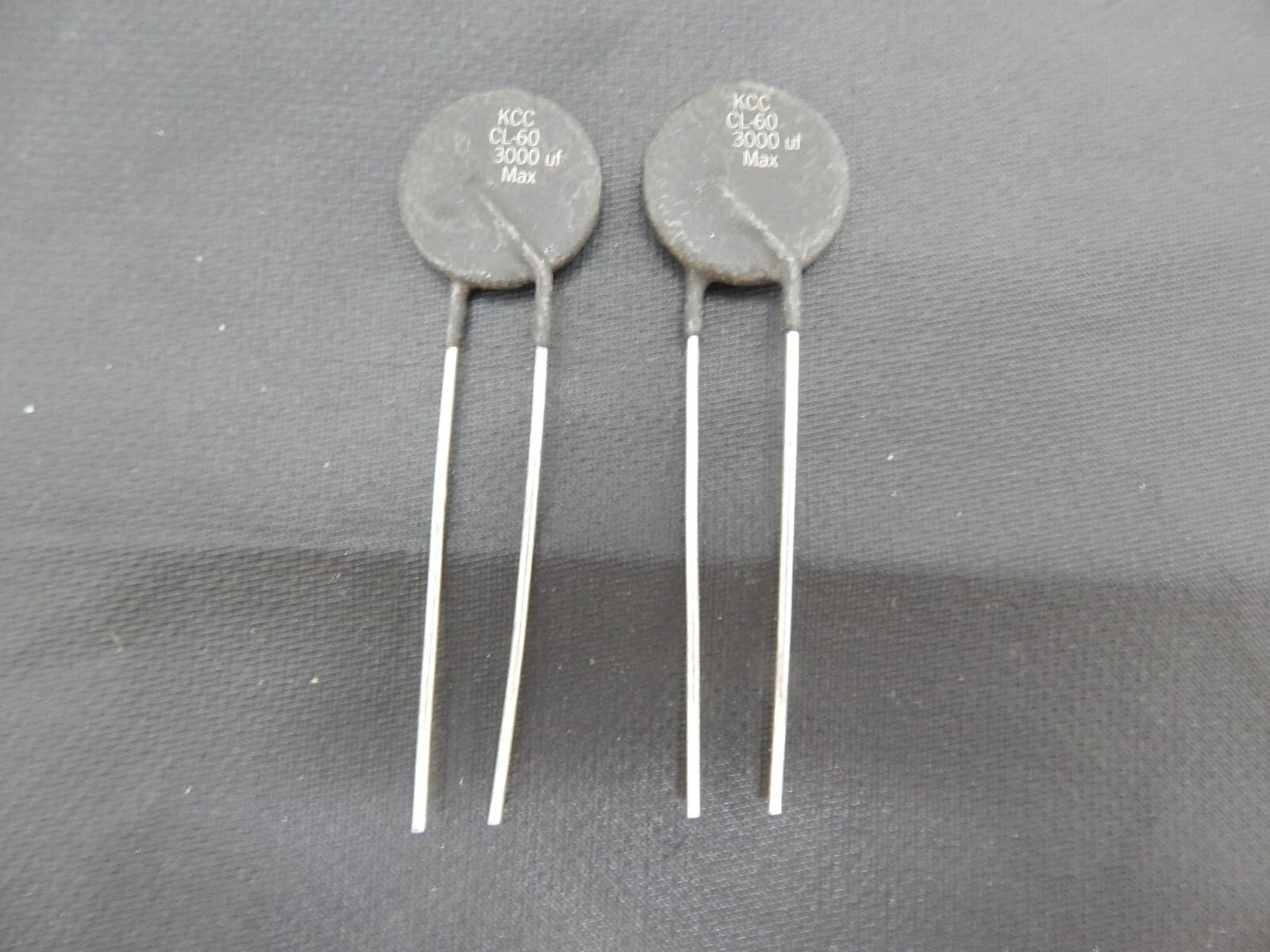 KEYSTONE CL-60 Thermistor NTC 10 Ohm 25% 2-Pin Radial - LOT OF 2 - FAST SHIPPING