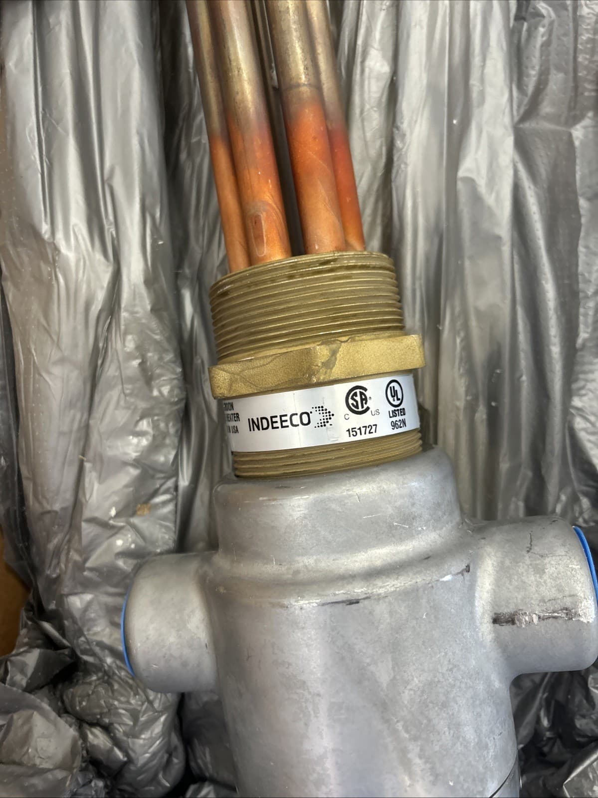 INDEECO Immersion Water Heater 16000 watts 480 volt 3 Phase 7131A7X1213U 6