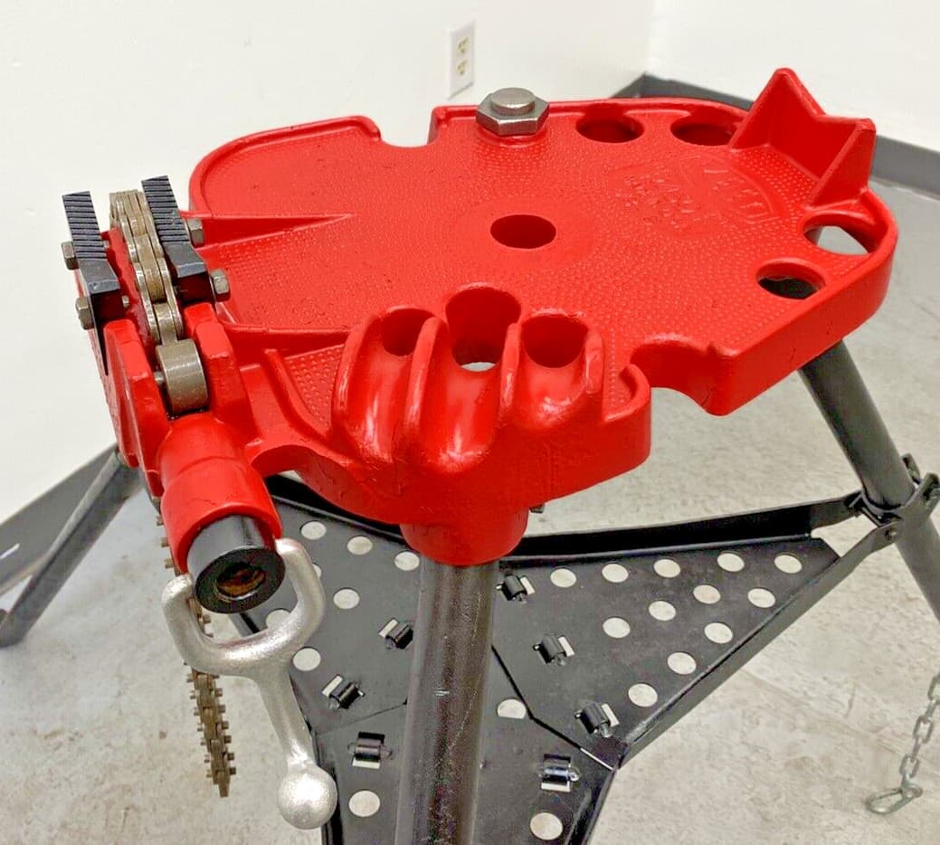 Reed Tool 02306 R450+ Tristand Portable Chain Vise 1/8" To 6” USA 5