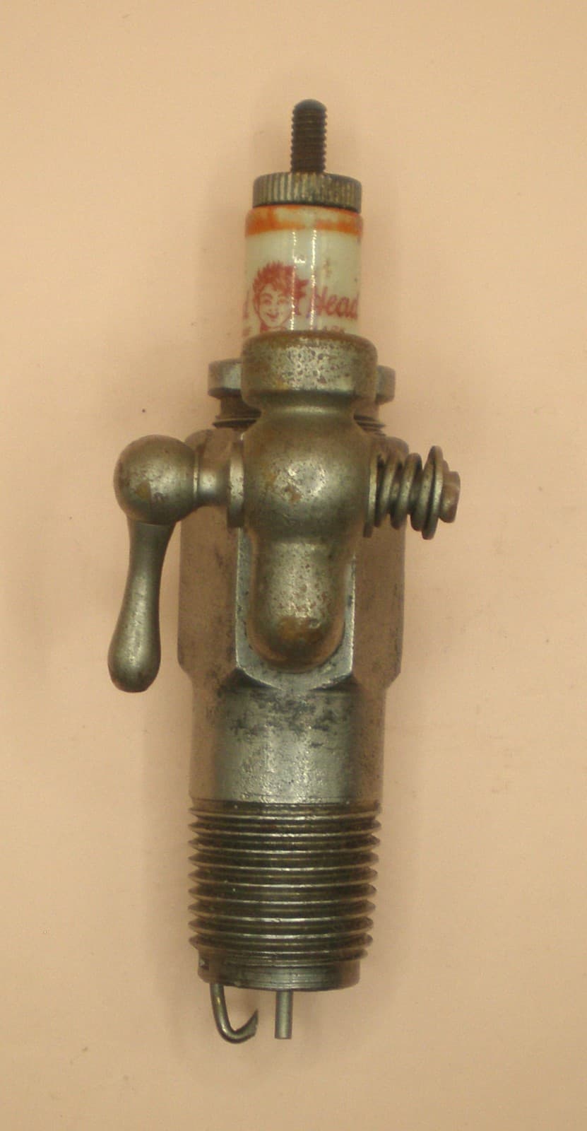 Vintage Collectible RED HEAD Primer Spark Plug, Long Reach, NOS 2