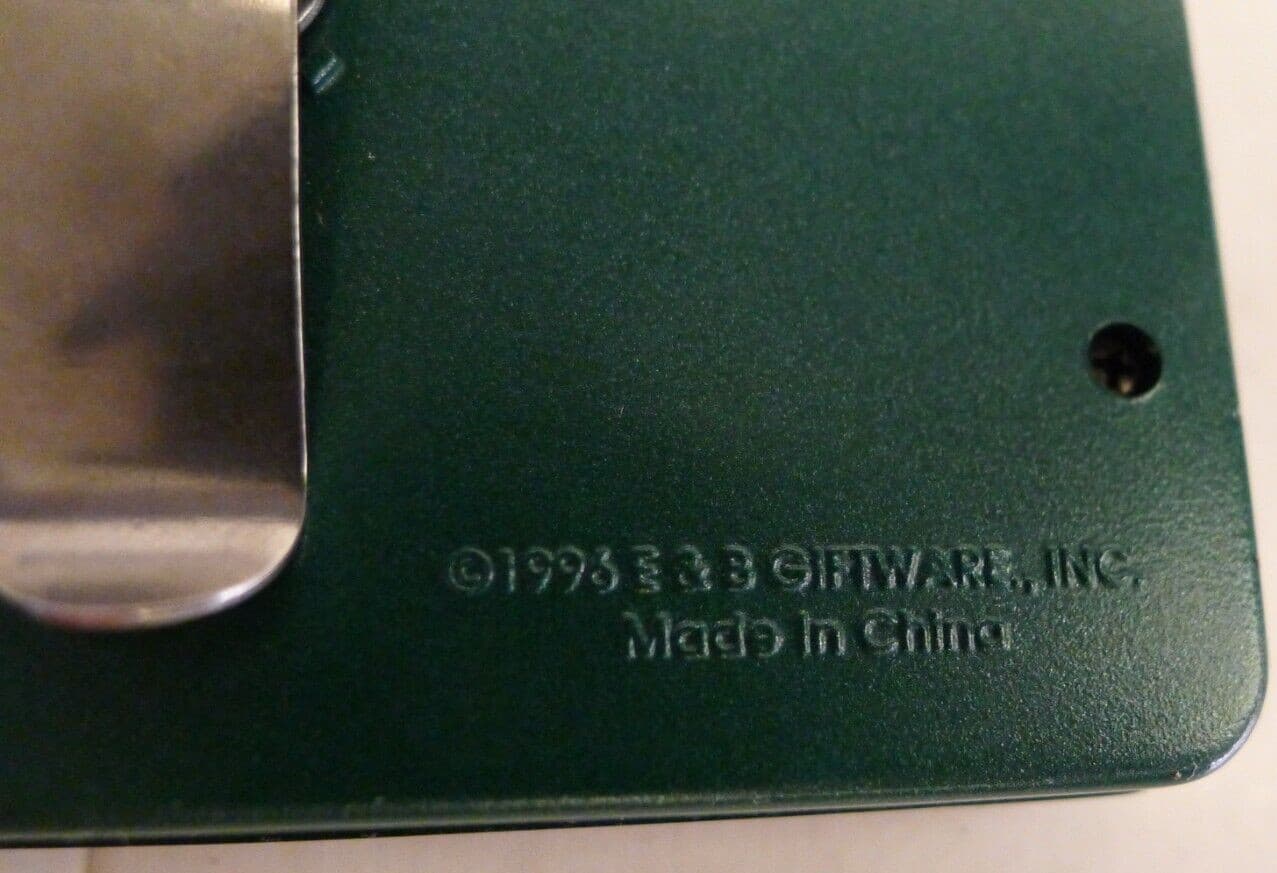 Claybrooke 4-Player Digital Golf ScoreCard 40404 +Box & Manual from 2000 -TESTED 5