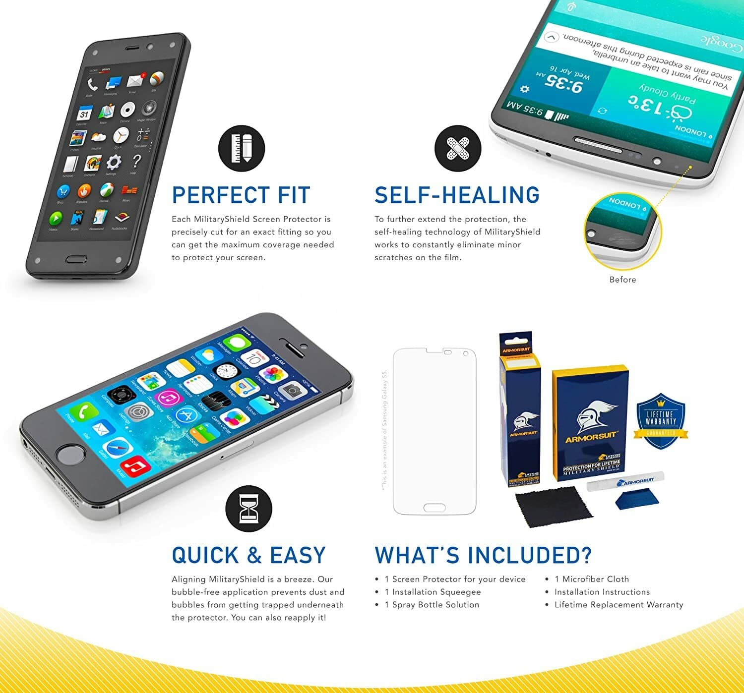 ArmorSuit Apple iPad Pro 11" (2018) Screen Protector + Black Carbon Fiber USA 5