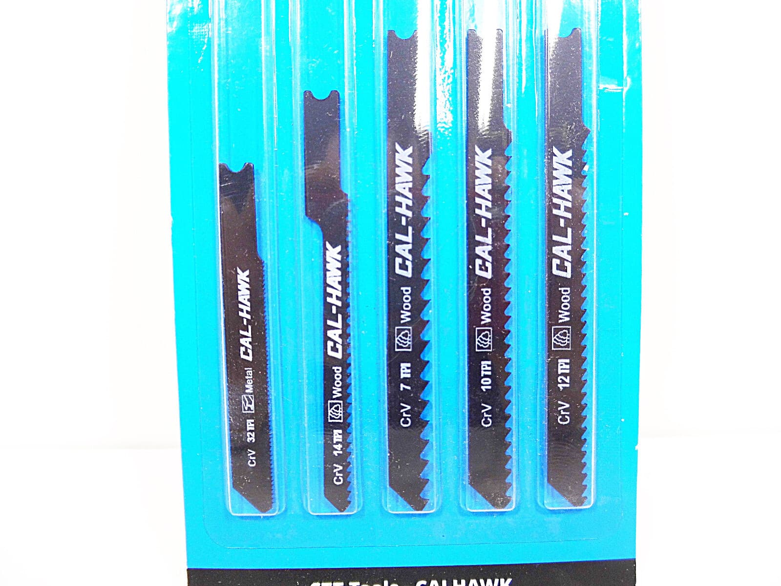 Jigsaw Blades Sabre Scroll Saw 5 pc Set for Wood Plastic Metal Blade Sets Jig 6