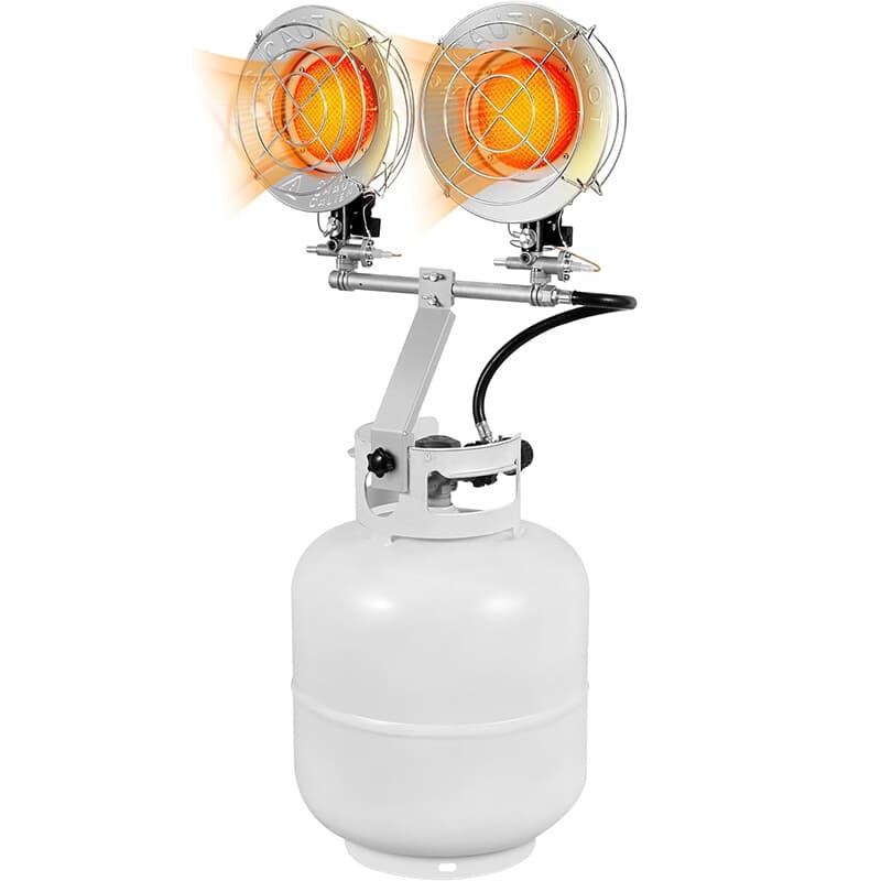 30,000 BTU Propane Tank Top Heater Portable Outdoor Heaters w/ Tip-over Switch