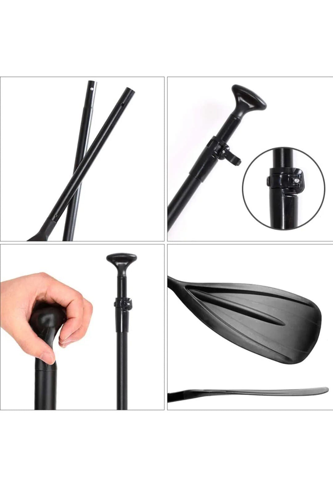 Serene Life Paddle - Adjustable 3 Pieces Stand-Up Board Paddles Floating Alumin 5