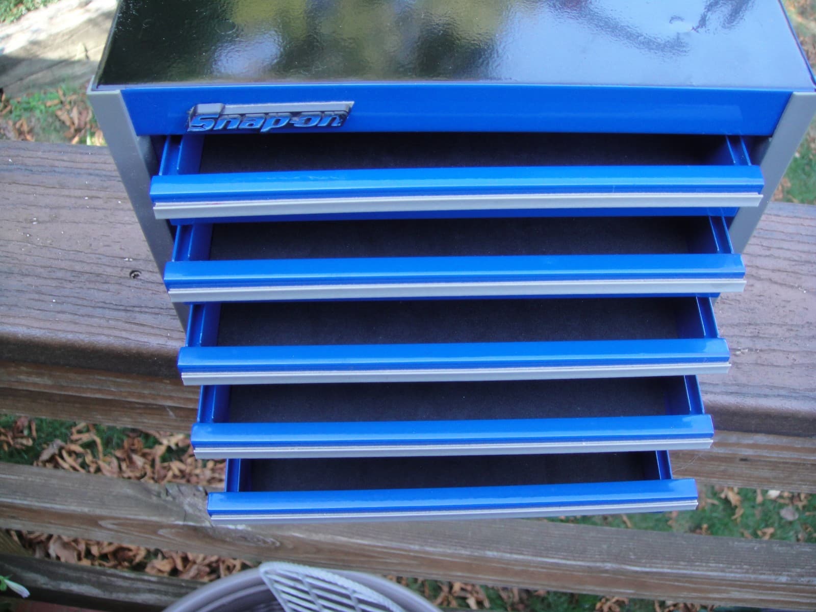 Snap On Tools Royal Blue 5 Drawer Mini Micro Tool Box Bottom Chest 4