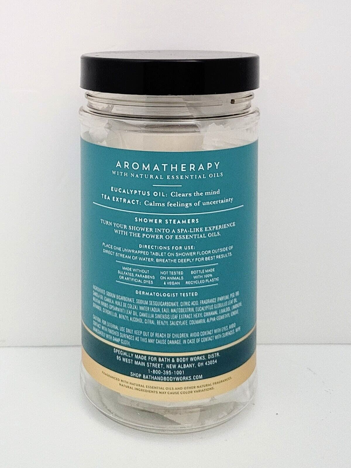 Bath & Body Works Aromatherapy Eucalyptus + Tea Shower Steamers 4.8 oz New 6 CT 2