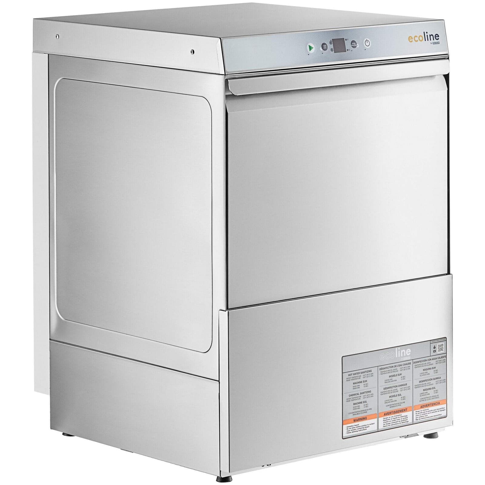 Ecoline by Hobart Low Temperature Undercounter Dishwashing Machine - 120V