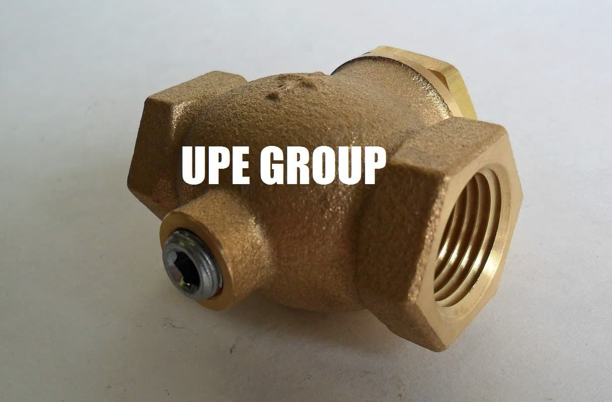 New 1/2" CAST brass horizontal check valve air compressor in line vertical 4