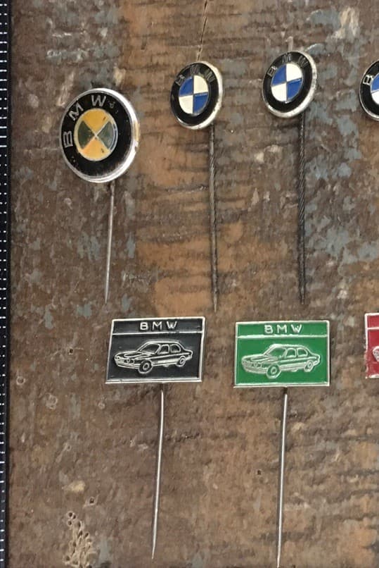 Lot Of 10 Vintage BMW Motorsports German Automobile Car Logo Emblem Stick Pins 2