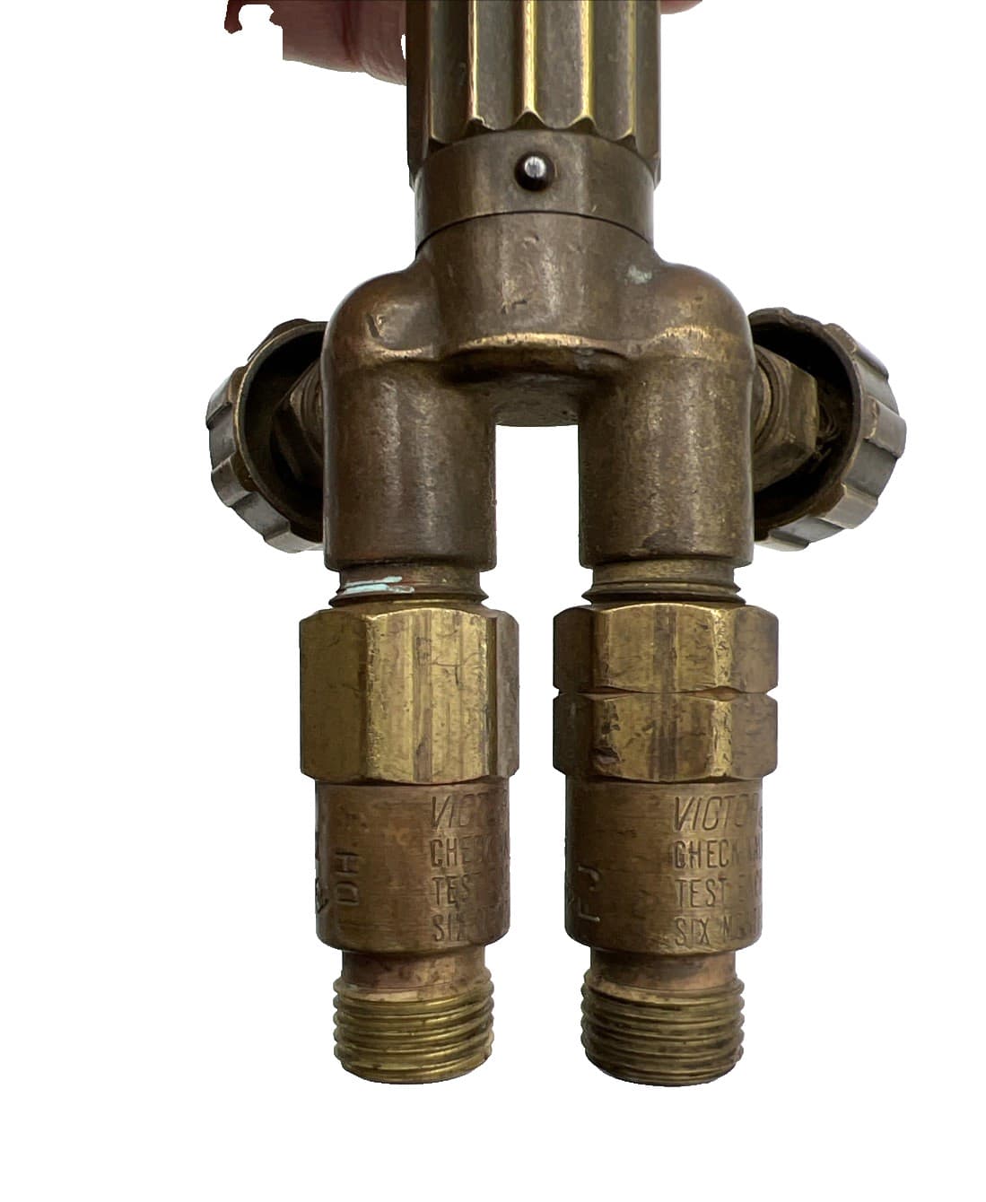 Lot of 5 Ox-Acetylene  Torch Tips & Cutting Torch Head Oxy, Air Products PARTS 5