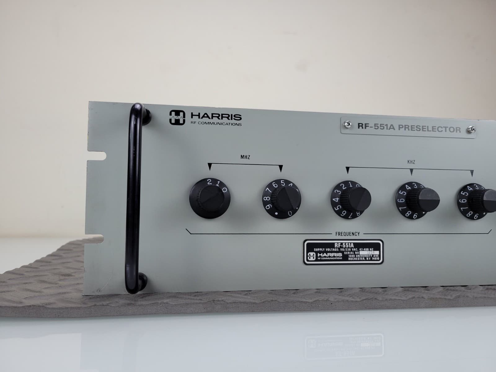 HARRIS RF 551A PRESELECTOR/POSTSELECTOR FOR RF 590 AND OTHERS 2