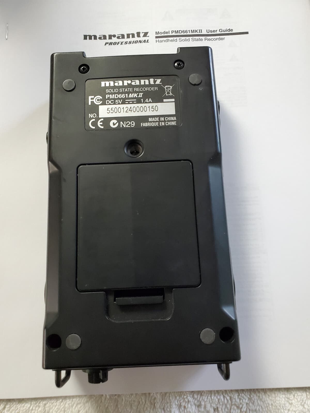 Refurbished Marantz PMD661 MKII Professional Recorder with current firmware 3