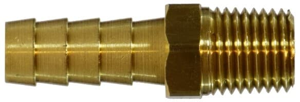 3/4" Hose Barb x 3/4" Male NPT Brass Pipe Fitting for Gas Water Air Fuel Qty 1 2