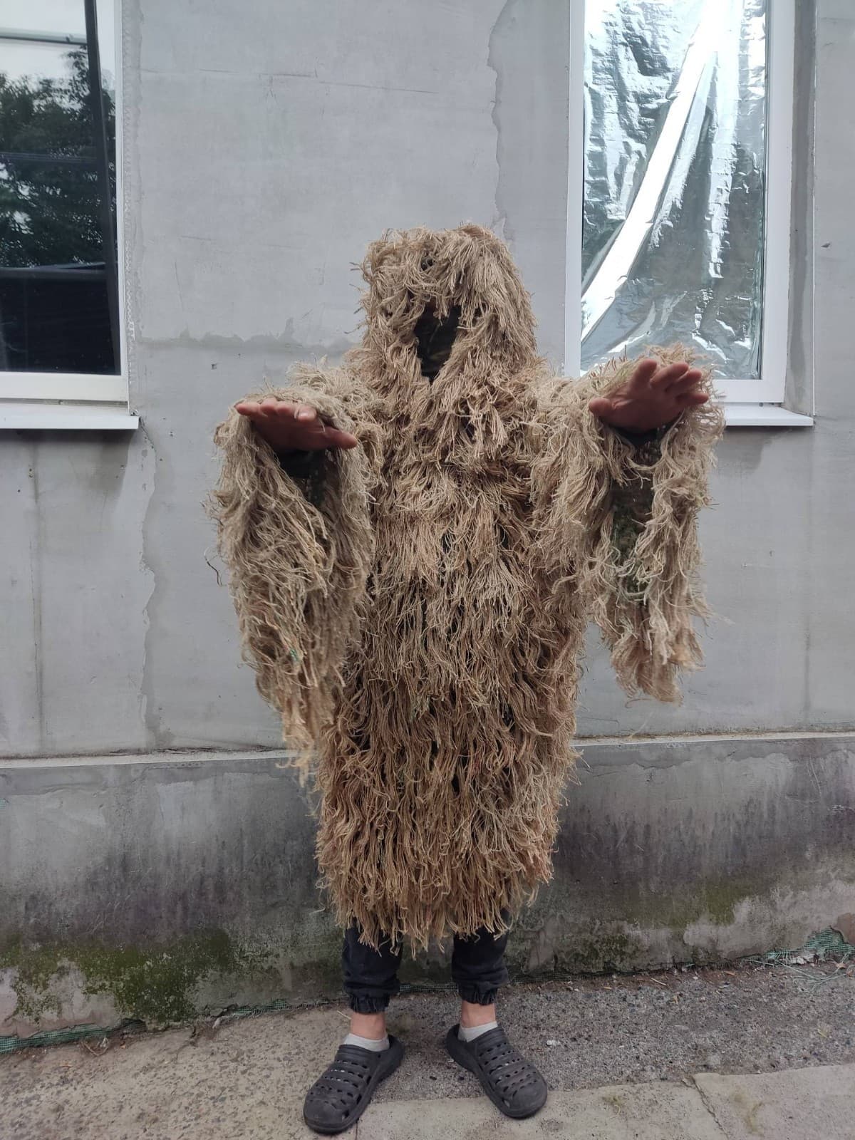 Kikimora camouflage poncho 2025 handmade 3