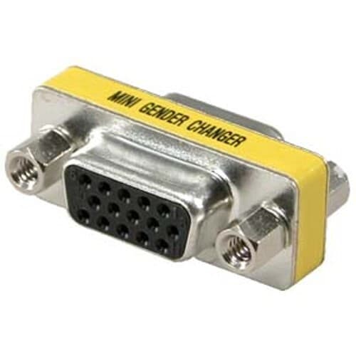 2 Pack - VGA Female to Female Gender Changer Adapter Coupler DB15 SVGA 15-Pin 2