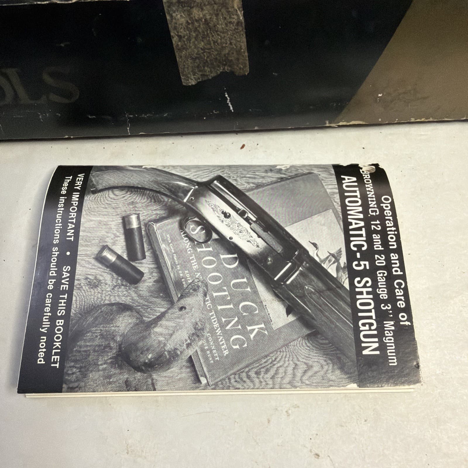 Browning auto 5 shotgun Box And Operation Booklet Only 2