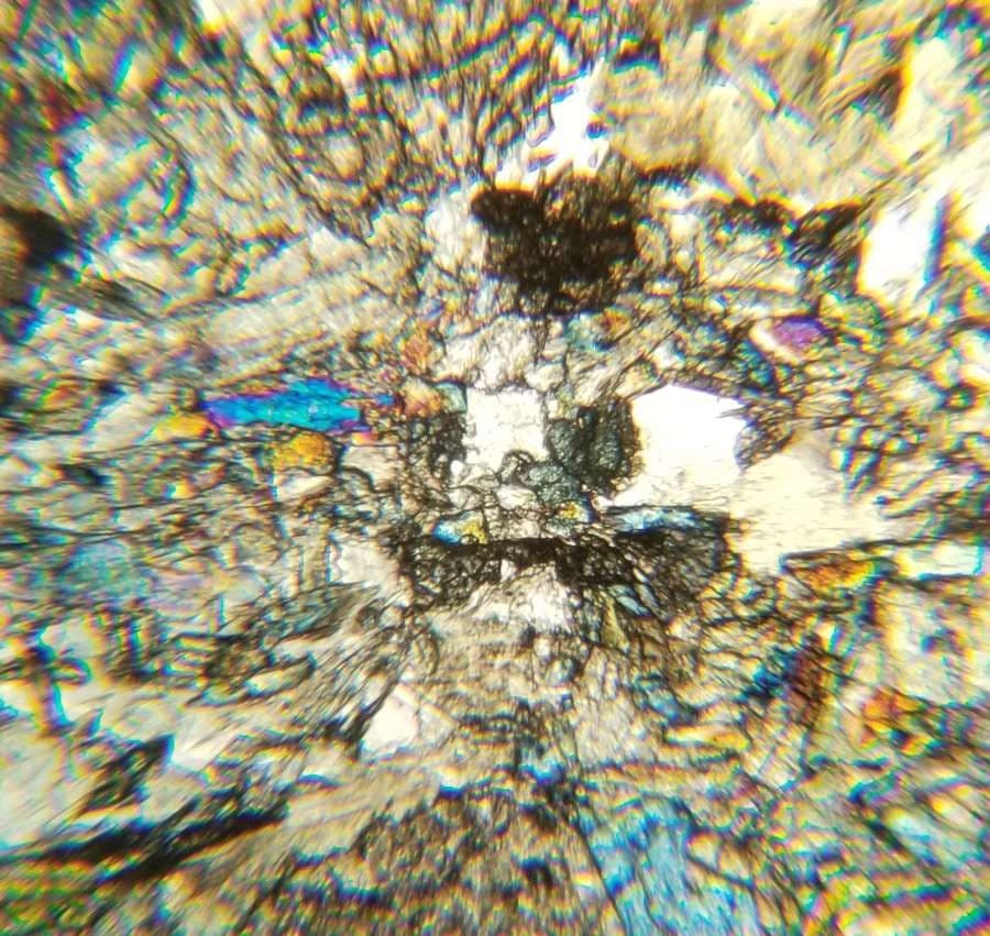 Eclogite from Healdsburg California Petrographic Microscope Slide (EC-A-1)