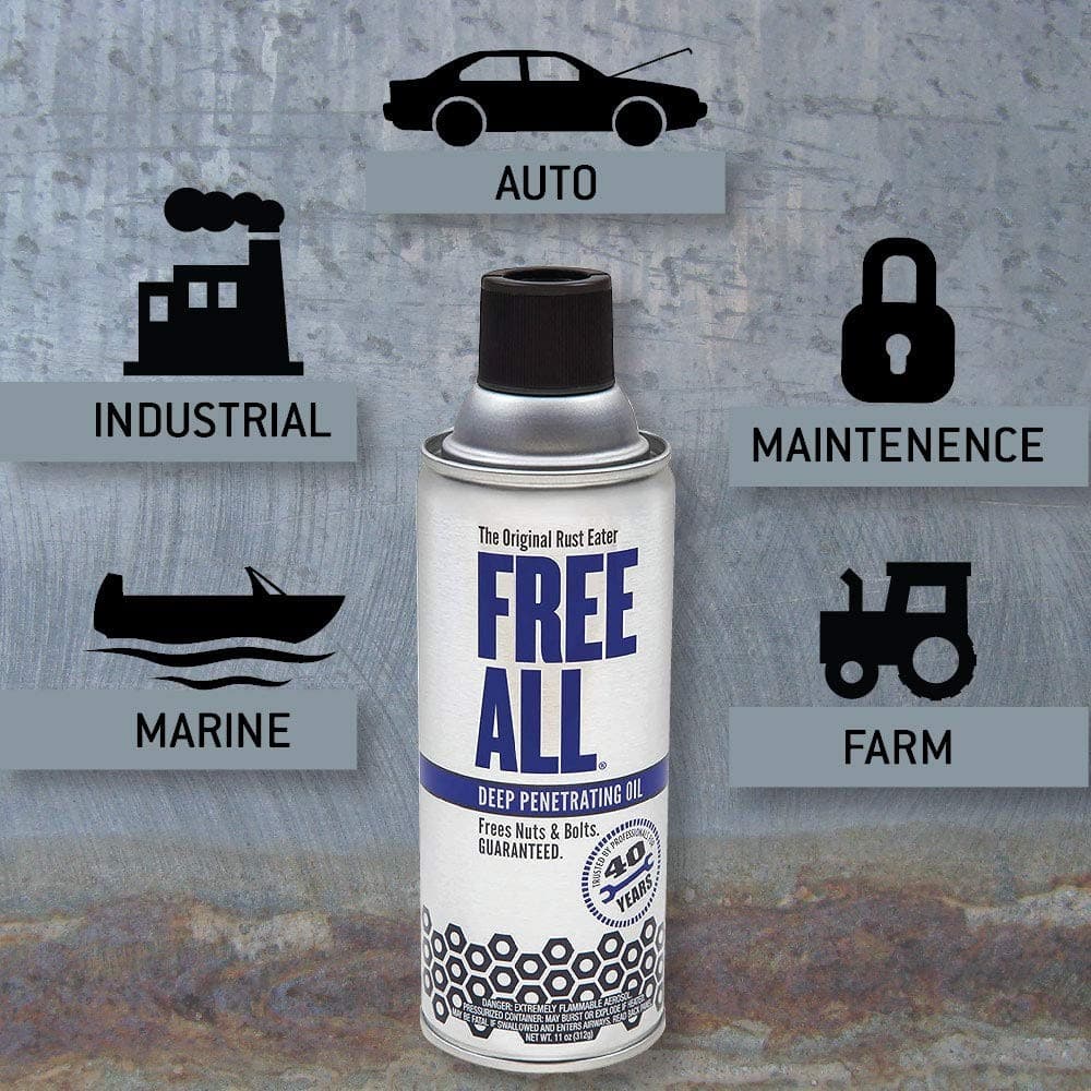 All Rust Eater Deep Penetrating Oil, 11 oz Aerosol – Loosens Rusted Bolts, Nu... 2