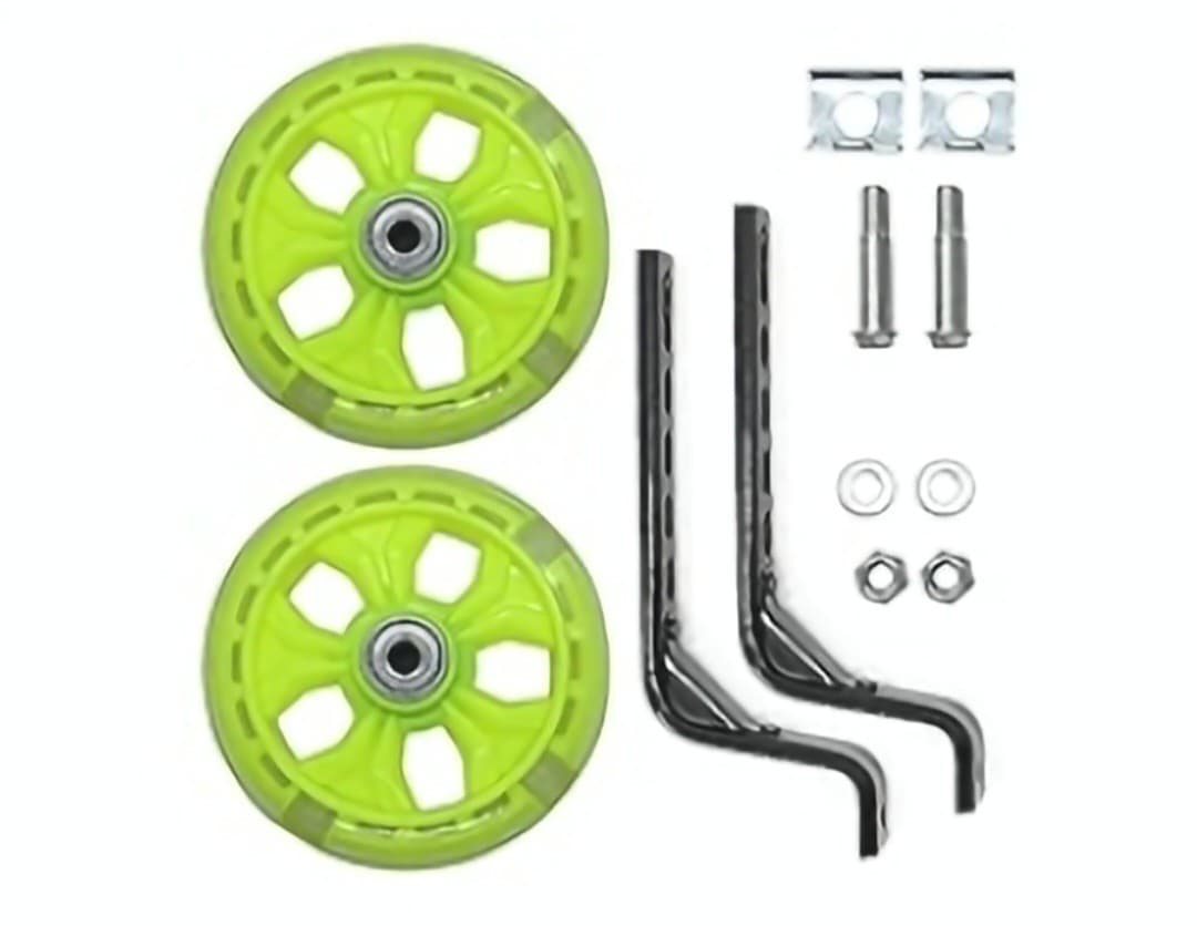 Bicycle Training Wheels for12 14 16 18 20 Inch Kids Bike. Multicolored LED