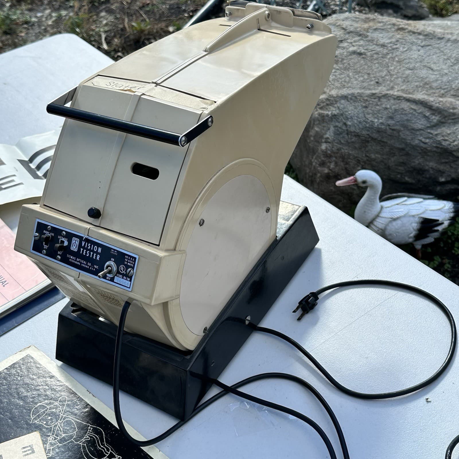 Titmus Optical Vision Tester OV-7M Tested for power only Snellen Eye Chart 6