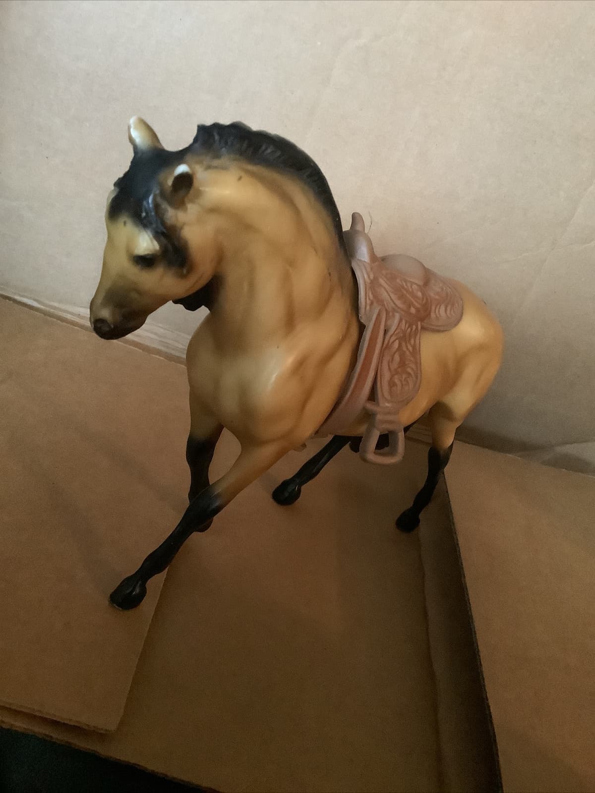 Vintage Breyer Molding Classic Andalusian Mare  7” X 6” With Saddle 6