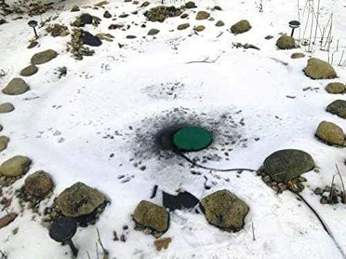 Farm Innovators PS-200 Pond Koi Fish Tank De-Icer Heated Floating Saucer 200W 4