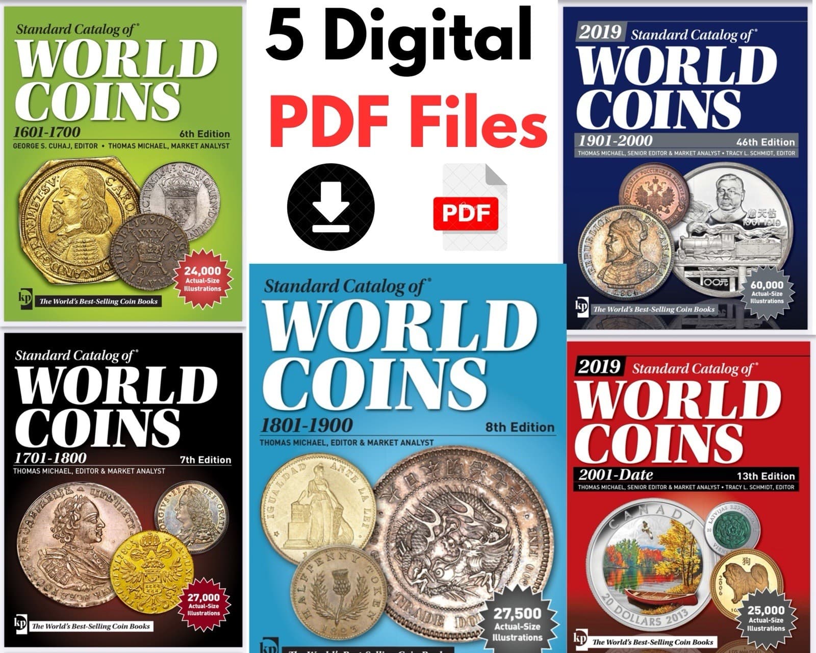Standard Catalog Of World Coins 1601- Till Date 5 Issues Digital Version #20