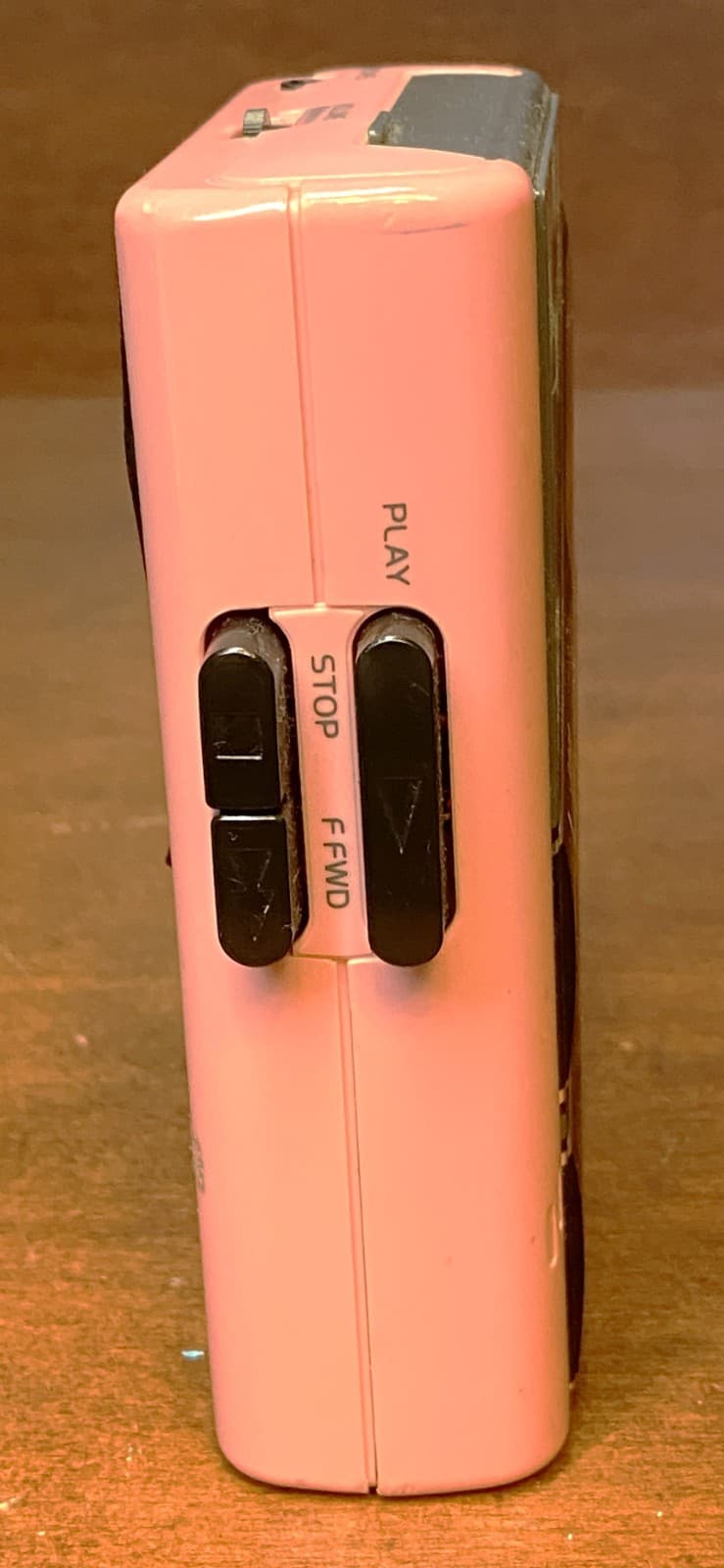 Vintage Sanyo M GP22 Pink Portable AA Battery Auto Stop Stereo Cassette Player 5