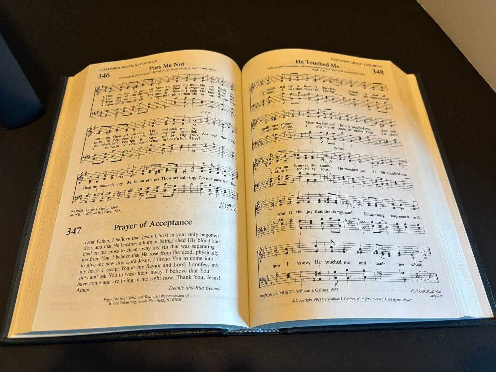 Sing to the Lord - 1993 Hymnal - Navy Blue Hardcover - Lillenas Publishing 6