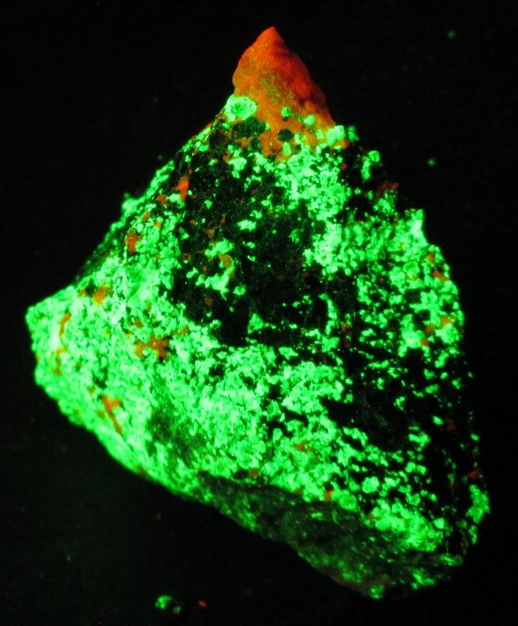 Pale Mint Green Bi-Wave Willemite  Fluorescent Mineral Franklin NJ 5