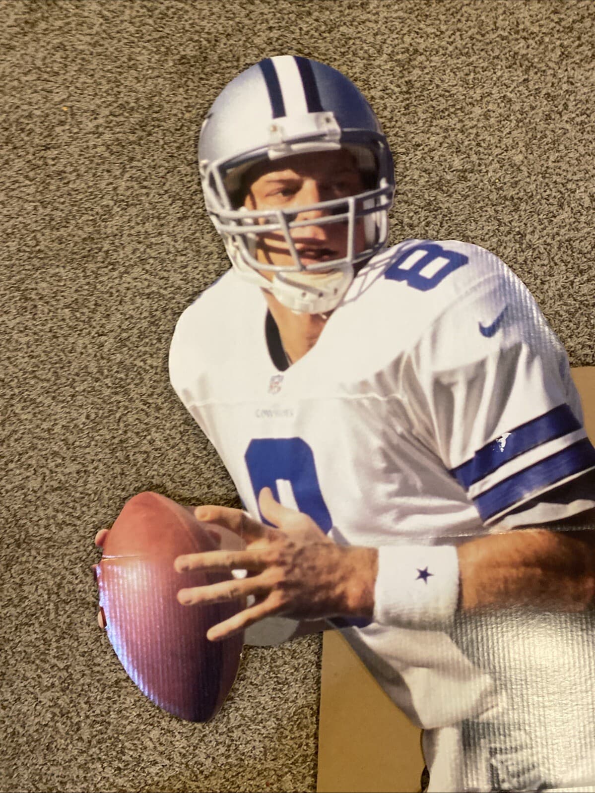 1997 Upper Deck Troy Aikman Life-Sized Cardboard Cutout Stand-Up - Brand New 2