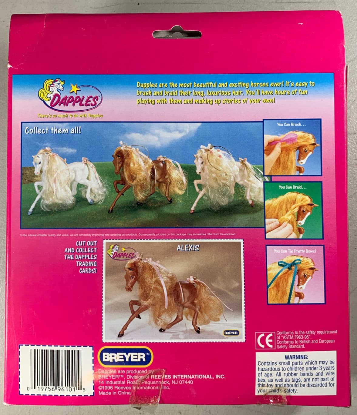 READ! Vintage 1996 Breyer Dapples Alexis Horse Doll 96101 w/ Brush 6