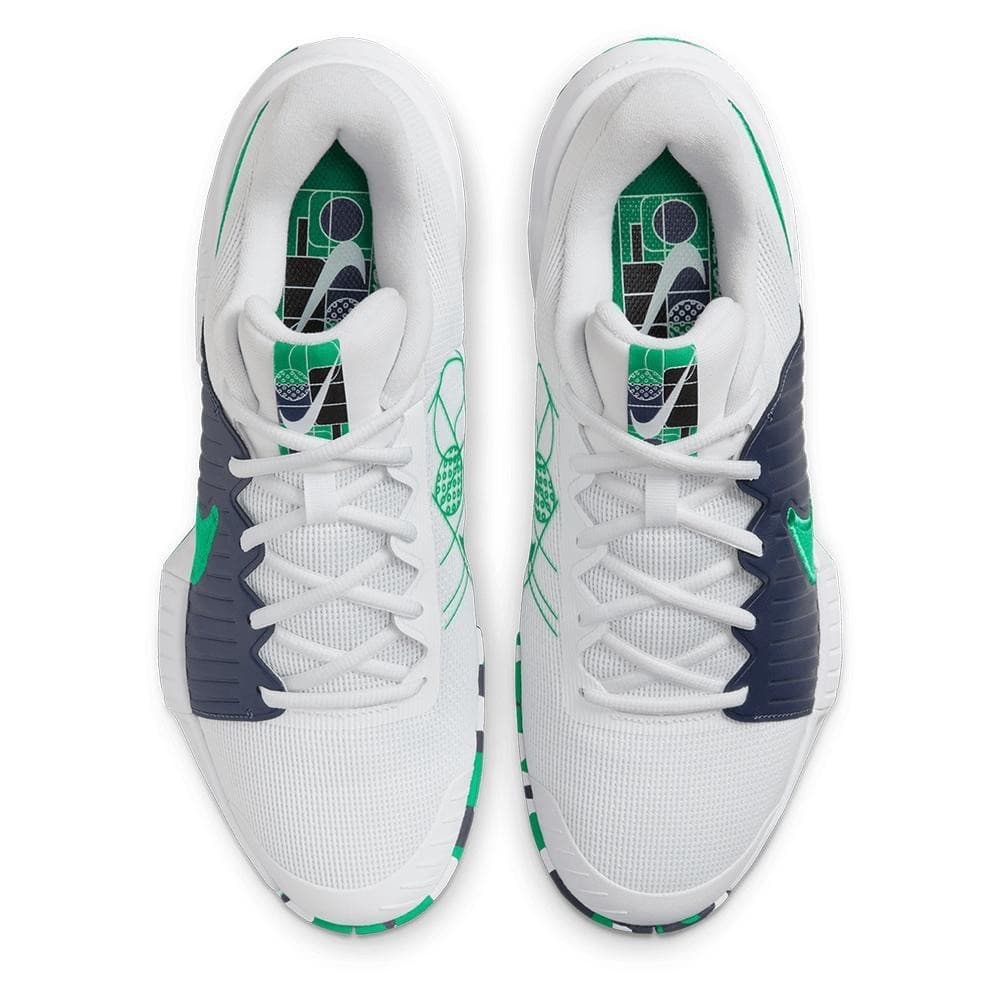 Nike GP Pickleball Pro Shoes White and Stadium Green - Mens 8 Womens 9.5 5