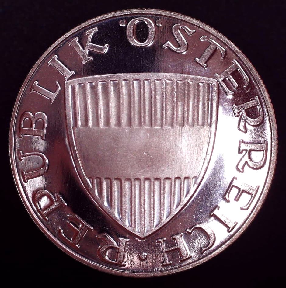 1965 Austria 10 Schilling Silver Coin - Uncirculated 2