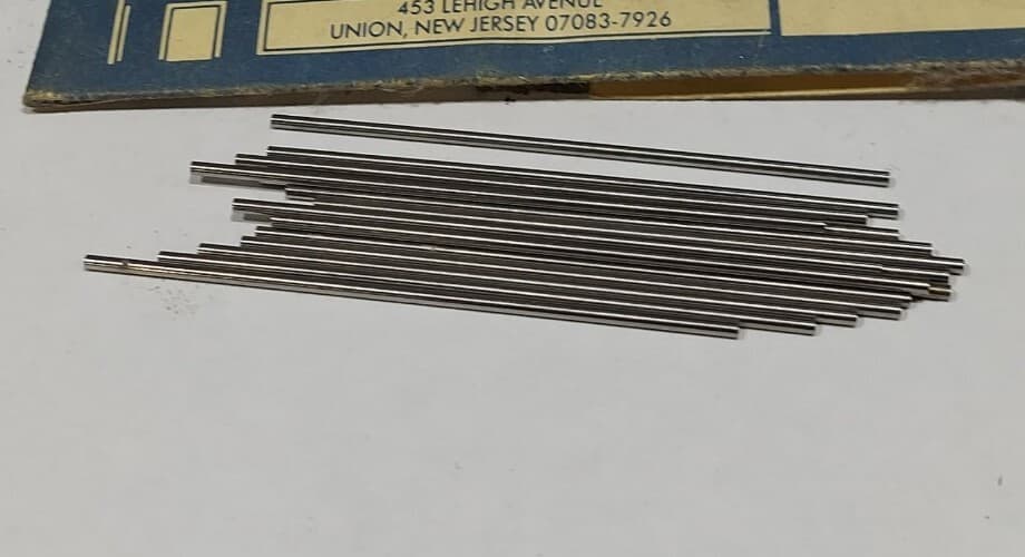 Lot Of 16 - USA Hutchinson 1.14mm x 2" Low Drill Blank Reamer Pin Gage 2